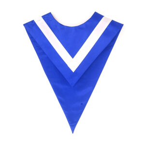 Double Color Choir V Neck Satin Stoles