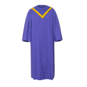 V-neckline Royal Blue Luxoria Choir Robe