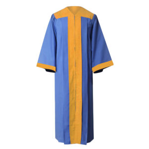 Choir Robes – Fluted Sleeves With Contrast Panel In Royal Blue