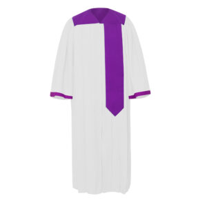 Patriot Choir Robe – Frontal Sleeves In White