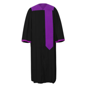 Patriot Choir Robe – Frontal Sleeves In Black