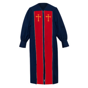 Pulpit Choir Robe In Navy Blue