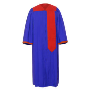 Patriot Choir Robe – Frontal Sleeves In Royal Blue