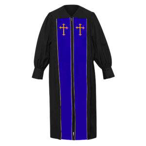 Pulpit Choir Robe In Black