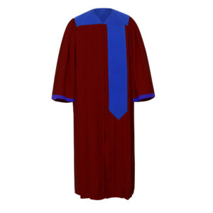 Patriot Choir Robe – Frontal Sleeves In Maroon Red