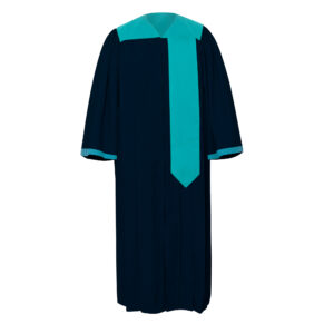 Patriot Choir Robe – Frontal Sleeves In Navy Blue