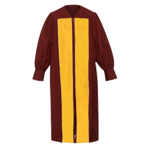 Pulpit Choir Robe In Maroon Red