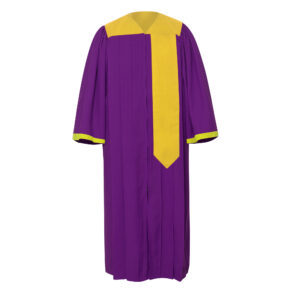 Patriot Choir Robe – Frontal Sleeves In Purple