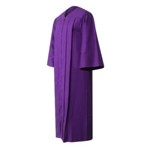 Economy Purple Graduation Gown and Elasticated Cap