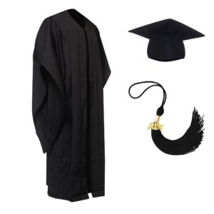 UK & AUS Economy BA Cap Gown & Tassel | Gathered Back And Shoulder