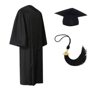 US CLASSIC BA Cap Gown & Tassel | Elasticated Back And Shoulder