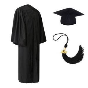 US DELUXE BA Cap Gown & Tassel | Fluted Back And Shoulder