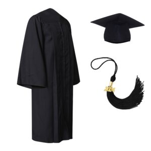 US ECONOMY BA Cap Gown & Tassel | Gathered Back And Shoulder